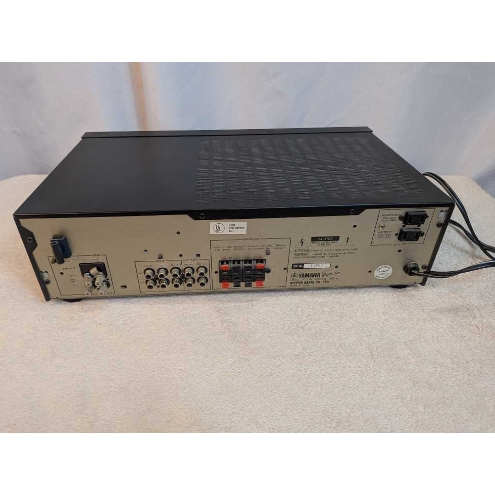 Yamaha Natural Sound Stereo Receiver R-5 Black Computer Servo Lock Tuning System - Picture 7 of 16